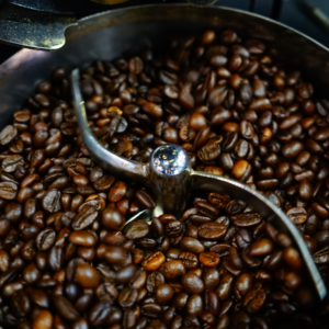 Dark roasted coffee