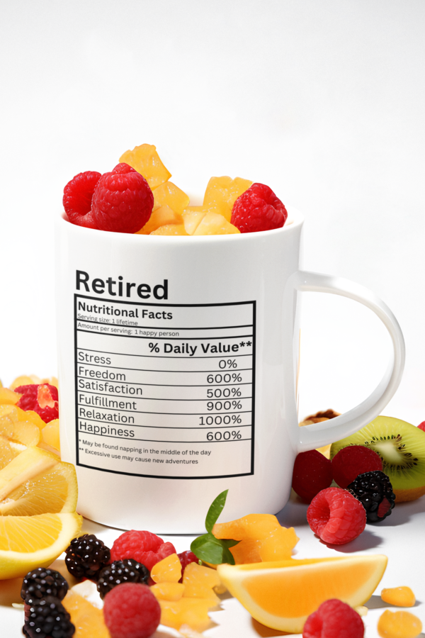 Retired Nutritional Facts Mug
